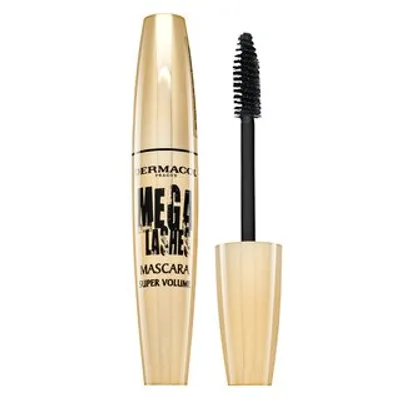 Produktbild von Dermacol Mega Lashes Mascara Super Volume Wimperntusche für verlängerte Wimpern und Volumen Black 13 ml