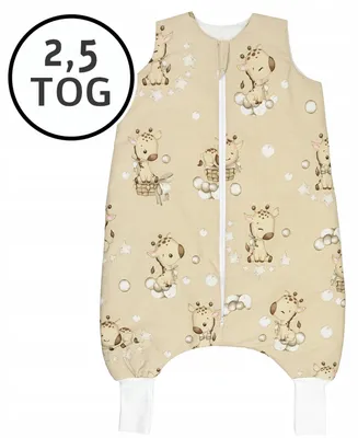 Produktbild von Ankras Baby-Schlafsack mit Beinen 56-68cm 2.5 TOG Baumwolle