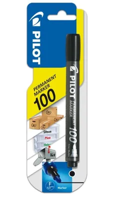 Zdjęcie produktu dla PILOT Pilot 100, marker permanentny czarny