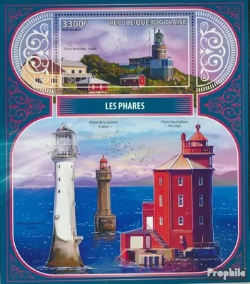 Produktbild von Briefmarken Togo 2017 Mi Block 1481 (kompl. Ausgabe) postfrisch Leuchttürme