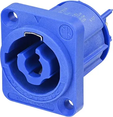 Produktbild von Neutrik NAC3MPXXA, powerCON, Blau, Männlich, Gerade, Kupfer, IP20