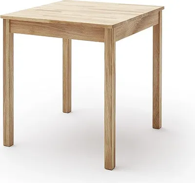 Produktbild von Massivholz Esszimmertisch Alfons Wildeiche massiv geölt 70 x 70 cm Vaja