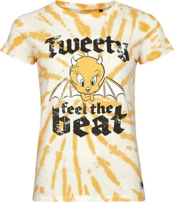 Produktbild von Looney Tunes T-Shirt Damen Tweety - Feel The Beat multicolor L