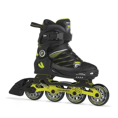 Image de Patins à roulettes pour enfants Fila Wizy Alu Lime, M, 32-35, 4x, 74