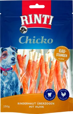 Produktbild von Rinti Snack Chicko Kaustangen klein Huhn 150g