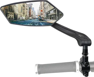 Obrázok produktu pre Ľavé zrkadlo na bicykel Arkham pre e-bike, otočné o 360°, extra veľká plocha zrkadla