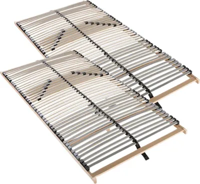 Produktbild von Lattenrost 160x200, 42 Latten, 7 Zonen Lattenrost, Federholzrahmen aus Buche, Kopfteil nicht verstellbar, Germany, Selbstmontage, Traglast 150Kg
