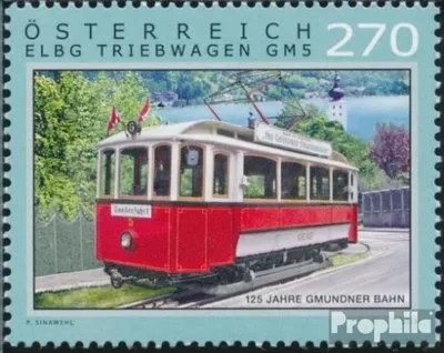 Produktbild von Briefmarken Österreich 2019 Mi 3476 (kompl.Ausg.) gestempelt Gmundner Straßenbahn