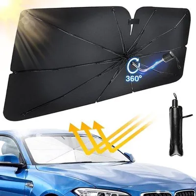 Obrázek produktu pro Sluneční clona do auta s UV ochranou, 140 x 79 cm
