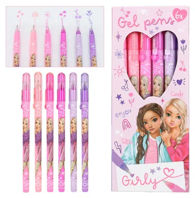 Produktbild von DEPESCHE TOPModel Gelstifte Girly 6 Stück