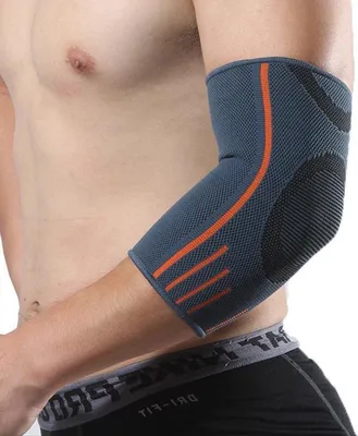 Zdjęcie produktu dla Go Go Gadget – „Opaska na łokieć | Chroń swój łokieć podczas treningów crossfit, fitnessu, trójboju siłowego, koszykówki i tenisa | Opaska kompresyjna | Rozmiar L”