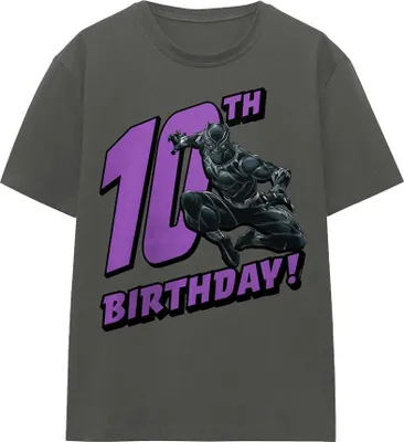 Produktbild von Black Panther: Wakanda Forever - T-Shirt für Damen, 10. Geburtstag TV25182 (XL) (Holzkohle)