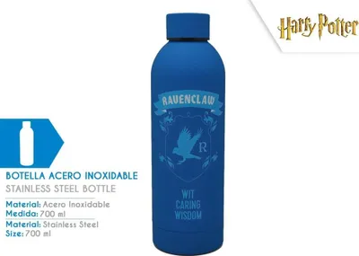 Produktbild von Harry Potter Ravenclaw Flasche aus Edelstahl 700ml