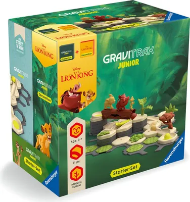 Immagine prodotto di Gravitrax Junior Starter Set The Lion King. Marble Run. 71 pieces. Ages 3+. 73437. Ravensburger