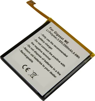 Obrázok produktu pre Avizar, Batéria Gigaset ME 3,85 V 2500 mAh Li-Polymer náhradná batéria, čierna / strieborná