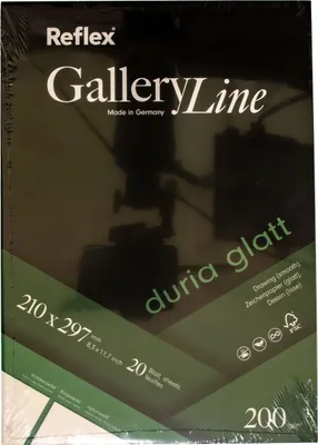 Produktbild von Schoellershammer Fine Art Naturweißes Airbrushpapier Duria,,A4, Block mit 20 Blatt