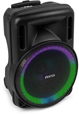 Productafbeelding van Bluetooth Party Speaker - 800W Vermogen - 15 Inch Subwoofer - Zwart - Draadloze Microfoon - Mobiele Karaoke Box