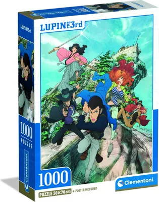 Zdjęcie produktu dla Puzzle 1000 Compact Lupin III 37068