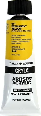 Produktbild von Daler Rowney Cryla Artists’ Acrylfarbe Permanent Yellow 75 ml 1 stk
