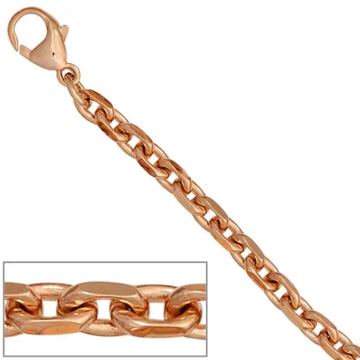 Produktbild von JOBO Ankerarmband 585 Gold Rotgold 19 cm Armband Karabiner