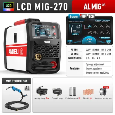 Immagine prodotto di Saldatrice 4-in-1 leggera – Apparecchio di saldatura inverter con corrente di 200A – Design compatto