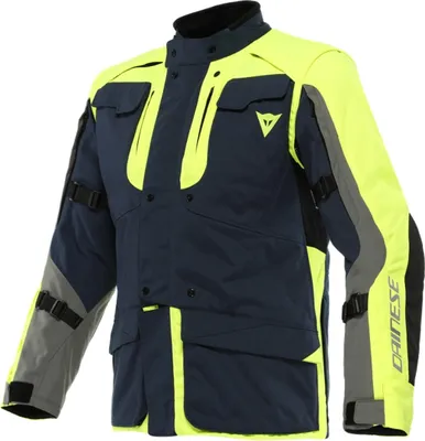 Immagine prodotto di Dainese Alligator Tex giacca in tessuto da moto, blu scuro/giallo, 50