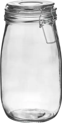 Produktbild von Vorratsglas aus Glas – 1,5 Liter – transparenter Verschluss