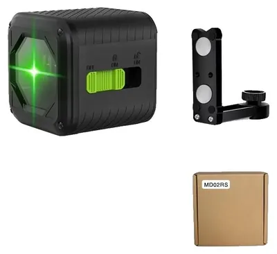 Productafbeelding van Laserwaterpas, 2 lijnen, automatische nivelleerfunctie, MD02GS-PLUS