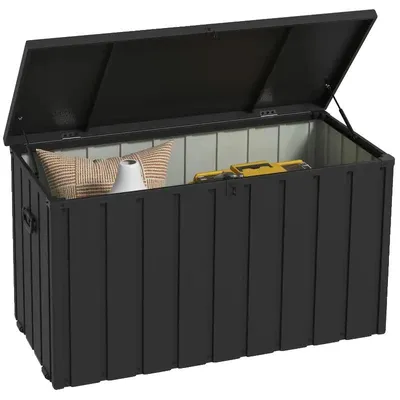 Produktbild von Gartenlagerbox, Metallkonstruktion, Gasliftzugang, T1003-01-09170