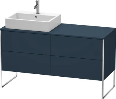 Produktbild von Waschtischunterbau XSQUARE 778x1400x548mm Be li na-bl seidenmatt nachtblau seidenmatt