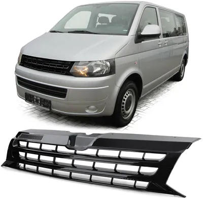 Produktbild von Sportgrill und Frontgrill Schwarz für Volkswagen T5 Facelift 2009-2015