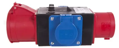 Productafbeelding van Draagbare verdeeldoos PIESZYCE 32A/5P, 1x32A/5P, 2x16A, 230V, IP44, artikelnummer 9430025W