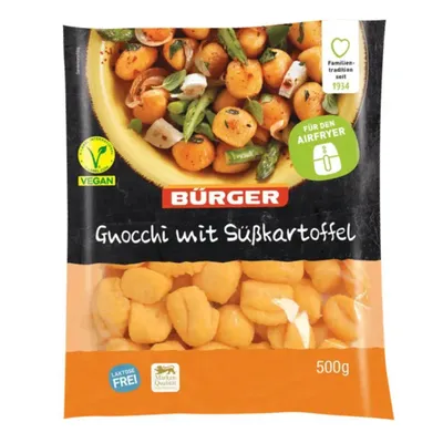 Produktbild von Bürger - Gnocchi mit Süßkartoffel, 500 g Beutel