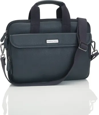 Produktbild von Josephine Osthoff Laptoptasche Notebooktasche, handgemacht aus 100% Echtleder, Umhängetasche für bis zu 14 Zoll, Aktentasche Notebook, Crossbody Schultergurt