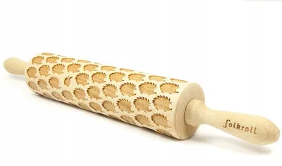 Image de Folkroll Rouleau à pâtisserie enfant motif hérisson automne