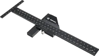 Produktbild von Holzbearbeitungs-Anreißlehre, Aluminium, zum Messen, Markieren, Einrahmen, Lineal