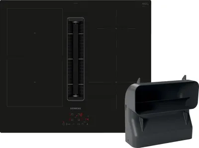 Produktbild von Siemens iQ300 ED601BGA6, Schwarz, Integriert, 60 cm, Zonen-Induktionskochfeld, Glaskeramik, 4 Zone(n)