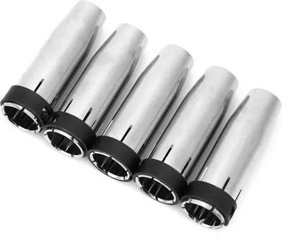Produktbild von 5pcs MB 24KD MIG MAG Schweißbrenner Verbrauchsmaterial Konische Gasdüse 12.5mm