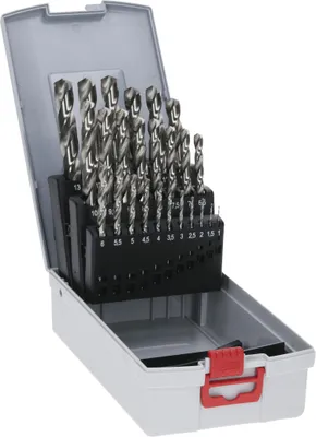 Immagine prodotto di Set di 25 punte a spirale in metallo HSS-G Bosch 25x PRO.
