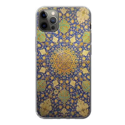 Produktbild von MuchoWow® Handyhülle Schutzhülle Hülle für iPhone 13 Pro Max Kreis - Decke - Blau Silikon Softcase Handy Hülle - Mobiltelefon
