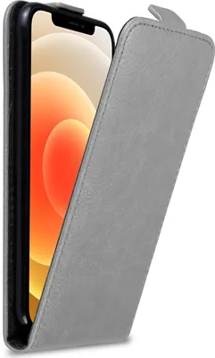 Image de Cadorabo Housse pour Apple iPhone 12 MINI Housse de protection grise Flip Etui Housse de portable Case Cover