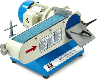 Produktbild von HBM 75 x 1180 Profi-Band- und Tellerschleifer