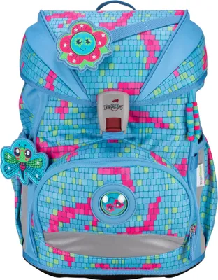 Produktbild von DerDieDas ErgoFlex Superlight Happy Pixel Schulranzenset 5-teilig