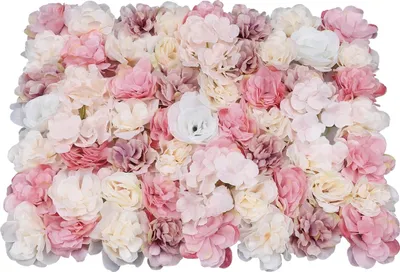 Image de Décoration murale florale, en soie artificielle, polyvalente pour les événements, MULTI