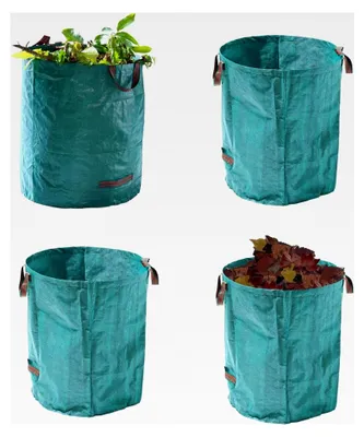 Produktbild von 4X 280 L Gartensack Laubsack Rasensack Gartenabfallsack