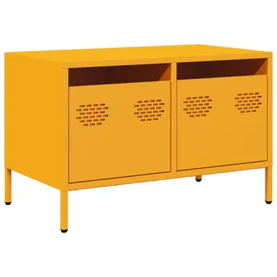 Produktbild von TV-Schrank Senfgelb 68x39x43,5 cm Kaltgewalzter Stahl