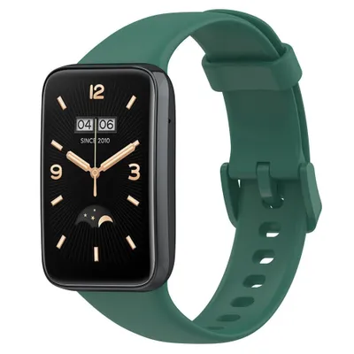 Produktbild von Strap-it Xiaomi Smart Band 7 Pro Silikonband (Dunkelgrün)