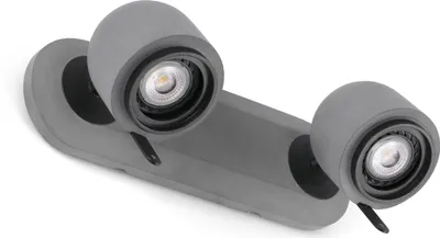 Produktbild von Faro 43501, Oberfläche, 2 Glühbirne(n), GU10, IP20, Grau