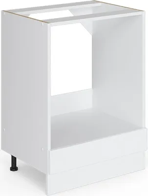 Produktbild von Herdumbauschrank Vicco R-Line Weiß Hochglanz 60 cm , AP Anthrazit, Model 45482