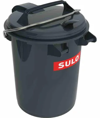 Image de SULO Poubelle 35 l plastique anthracite - 1052485